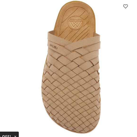 Malibu Sandals Colony Mule in Tan - Picture 2 of 8